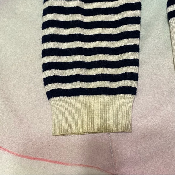 Forever 21 Dark Navy blue striped cardigan vtg GUC y2k - Picture 6 of 9